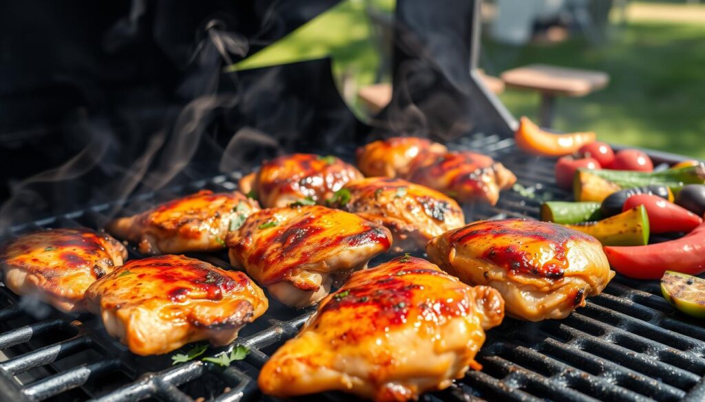 Smoky Grilled Chicken Thighs